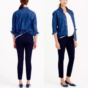 J Crew black Minnie maternity pants size 2 Petite